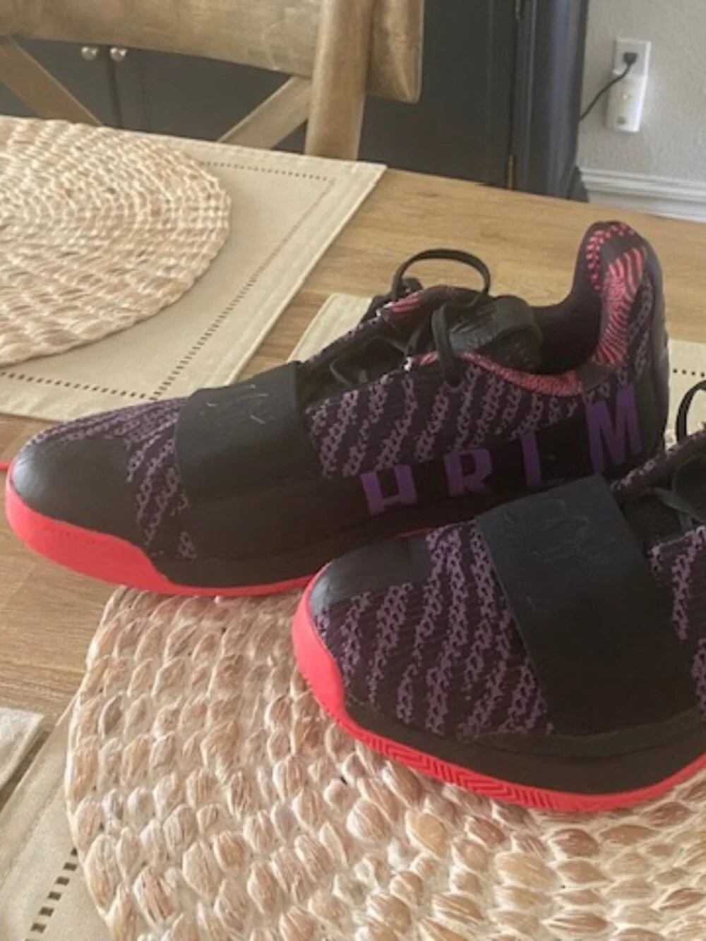 Mens adidas Harden Vol. 3 Legend Purple Core Black Size 7.5 U.S.